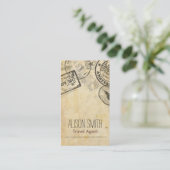 Travel Agent Visitenkarte (Stehend Vorderseite)