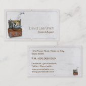 Travel Agent Visitenkarte (Vorne/Hinten)