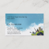 Travel Agent Visitenkarte (Rückseite)