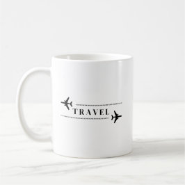 Travel airplane T-Shirt Kaffeetasse