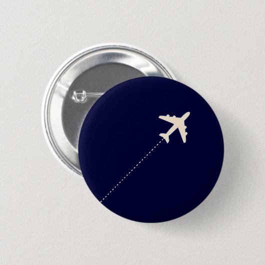 TRAVEL AIRPLANE WITH DOTTED BUTTON (Vorne & Hinten)