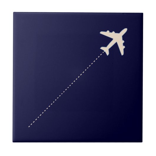 TRAVEL AIRPLANE WITH DOTTED FLIESE (Vorderseite)