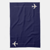 TRAVEL AIRPLANE WITH DOTTED GESCHIRRTUCH (Vertikal)