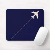 TRAVEL AIRPLANE WITH DOTTED MOUSEPAD (Mit Mouse)