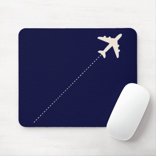 TRAVEL AIRPLANE WITH DOTTED MOUSEPAD (Mit Mouse)