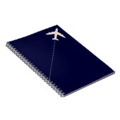 TRAVEL AIRPLANE WITH DOTTED NOTIZBLOCK (Rechte Seite)