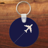 TRAVEL AIRPLANE WITH DOTTED SCHLÜSSELANHÄNGER (Vorderseite)