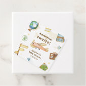 Travel Around The World Airplane Baby Shower Geschenkanhänger (Beispiel)