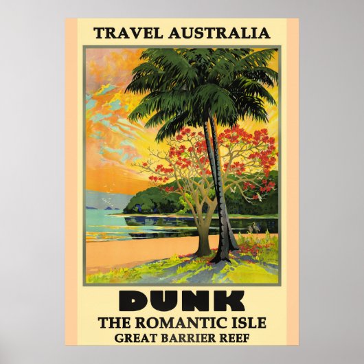 Travel Australia, Dunk Island, Poster (Vorne)