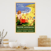 Travel Australia Vintage Poster (Küche)