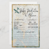 Travel Baby Predication and Advice Baby Dusche (Vorne/Hinten)