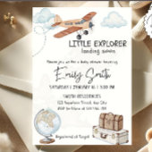 Travel Baby Shower Einladung Vorlage wenig Expl