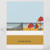 Travel Beach Ocean Summer Sail Boat Flyer (Hinten)