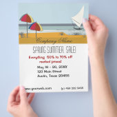 Travel Beach Ocean Summer Sail Boat Flyer (Hand)