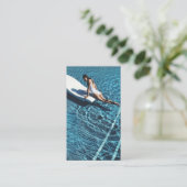 Travel Blogger Vlogger Content Creator Vollständig Visitenkarte (Stehend Vorderseite)