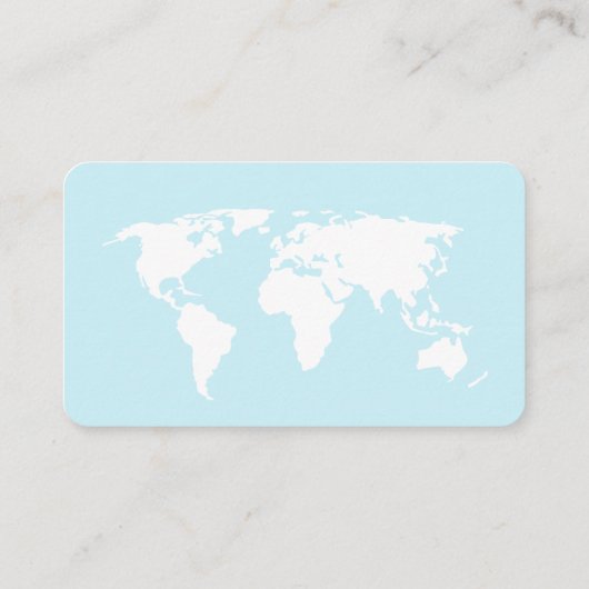 Travel Boarding Pass Baby Blue Diaper Raffle Begleitkarte (Rückseite)