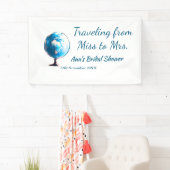 Travel Brautparty Namensdatum fehlen Frau Sim Banner (Insitu)
