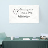 Travel Brautparty Namensdatum fehlen Frau Sim Banner (Messeveranstaltung)