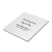 Travel Brautparty Namensdatum fehlen Frau Sim Fliese (Seite)