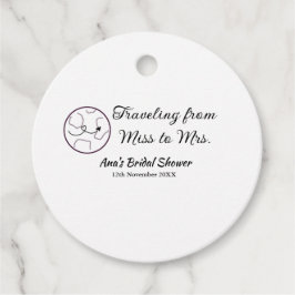 Travel Brautparty Namensdatum fehlen Frau Sim Geschenkanhänger