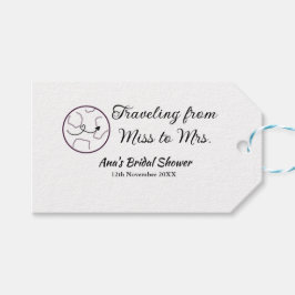 Travel Brautparty Namensdatum fehlen Frau Sim Geschenkanhänger