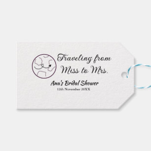 Travel Brautparty Namensdatum fehlen Frau Sim Geschenkanhänger