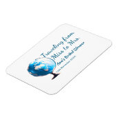 Travel Brautparty Namensdatum fehlen Frau Sim Magnet (Linke Seite)