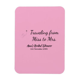 Travel Brautparty Namensdatum fehlen Frau Sim Magnet