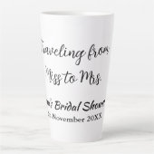 Travel Brautparty Namensdatum fehlen Frau Sim Milchtasse (Vorderseite)