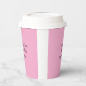 Travel Brautparty Namensdatum fehlen Frau Sim Pappbecher (Links)