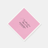 Travel Brautparty Namensdatum fehlen Frau Sim Serviette (Ecke)