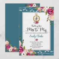 Travel Bridal Dusche Einladung Frau Dusche