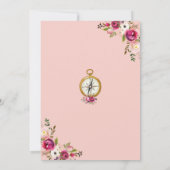 Travel Bridal Dusche Einladung Miss an Frau Duwer (Rückseite)