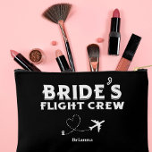 Travel Bride Flight Crew Bridesmaid Bachelorette Zubehörtasche