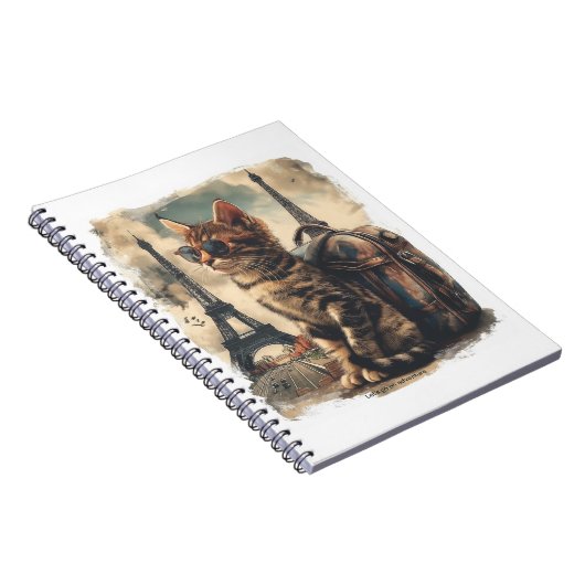 Travel Buddy Cat Notizblock (Rechte Seite)