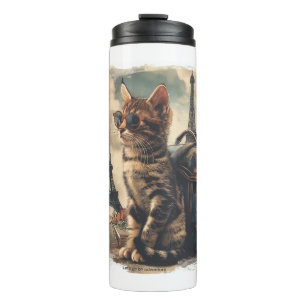 Travel Buddy Cat Thermosbecher