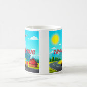 Travel Bug / I Liebe to Travel ! Kaffeetasse (Mittel)