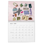 TRAVEL CALENDAR KALENDER (Mär 2027)