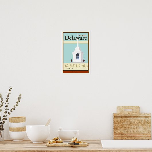 Travel Delaware Poster (Küche)