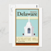 Travel Delaware Postkarte (Vorne/Hinten)