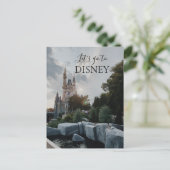 Travel Disney Postcard - Magic Kingdom Castle Postkarte (Stehend Vorderseite)