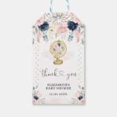 Travel Dreamcatcher Blush Navy Blume Baby Dusche Geschenkanhänger (Vorderseite)