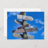 Travel Everywhere Postkarte (Vorne/Hinten)