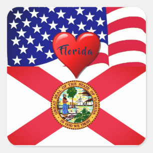 Travel Florida Liebe Sticker