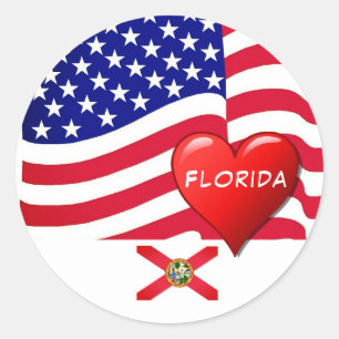Travel Florida Liebe Sticker