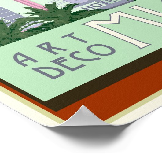 Travel Florida Poster (Ecke)