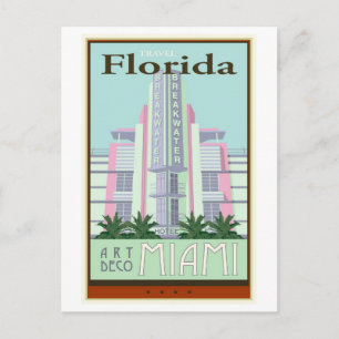 Travel Florida Postkarte