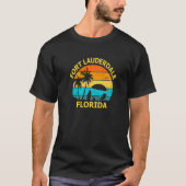 Travel Fort Lauderdale Florida Vacation Souvenir T-Shirt (Vorderseite)