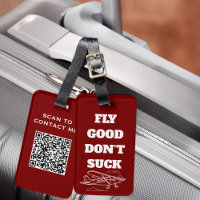 Travel Funny "Fly Good Don't Sind zum Kotzen" und 