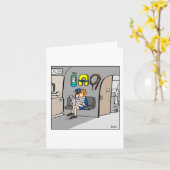 Travel greeting card karte (Gelbe Blume)